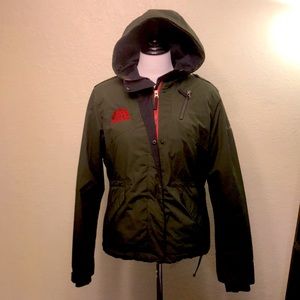 Lg. Columbia Omni-Shield Winter Coat with Redhook Brewery Logo in Army Green.